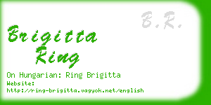 brigitta ring business card